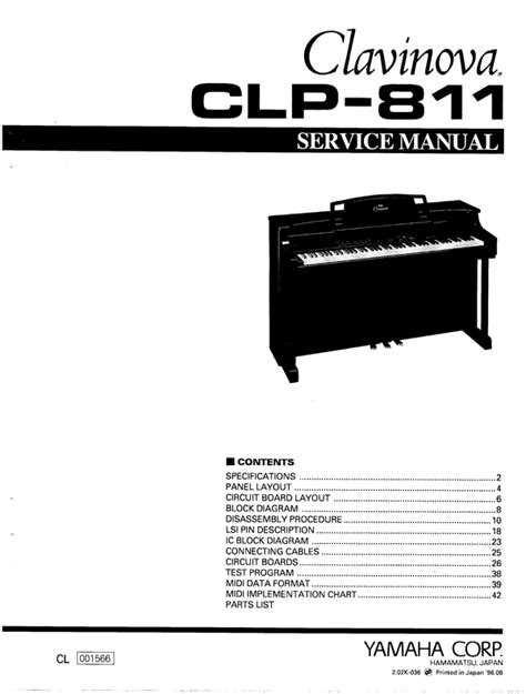 Yamaha clp811 clp 811 complete service manual. - Las amargas lagrimas de petra von kant.