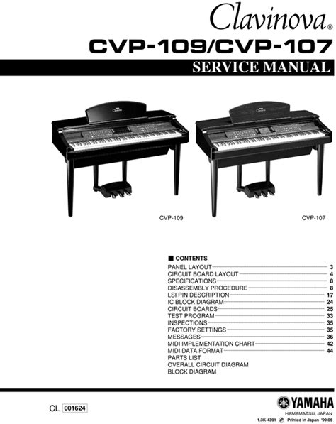 Yamaha cvp107 cvp109 cvp 107 cvp 109 service manual. - The great gatsby study guide and activities.