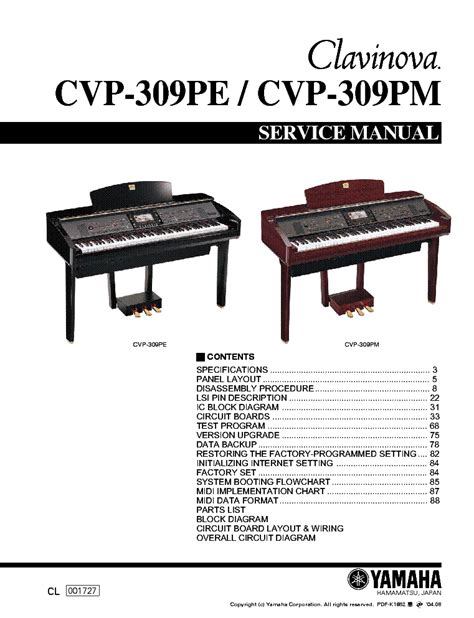 Yamaha cvp309 cvp 309 cvp 309 complete service manual. - Guide to computer troubleshooting and repair pc troubleshooting manual torrent.