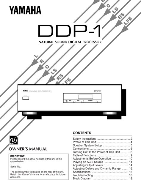 Yamaha ddp 1 digital processor owners manual. - Dyslexia in schools a guide for all teachers.