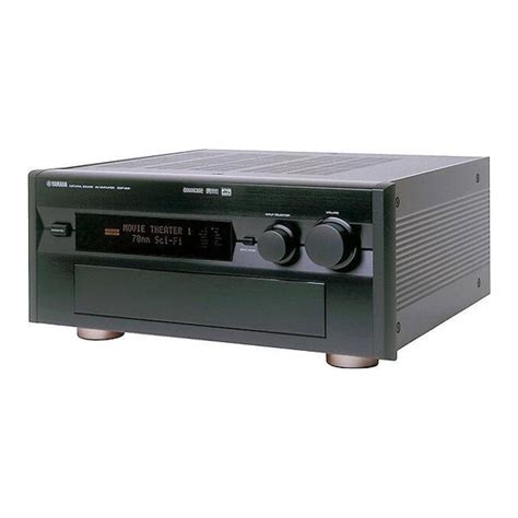 Yamaha dsp ax1 rx v1 av amplifier av receiver service manual. - Kyocera fs 3540 3640 full service manual.