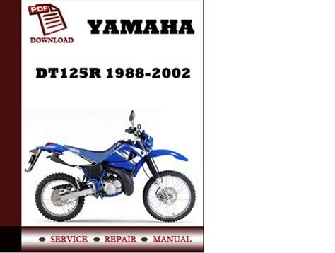 Yamaha dt125 dt125r 1988 2002 repair service manual. - Yamaha xf50 c3 vox giggle service manuale di riparazione 06 in poi.
