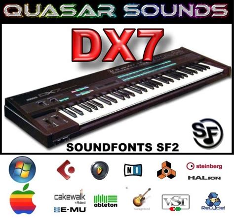 Yamaha dx7 vst. SF2 DX7 II Soundfont Library SF2 Virtual Instrument Nki Vst ...