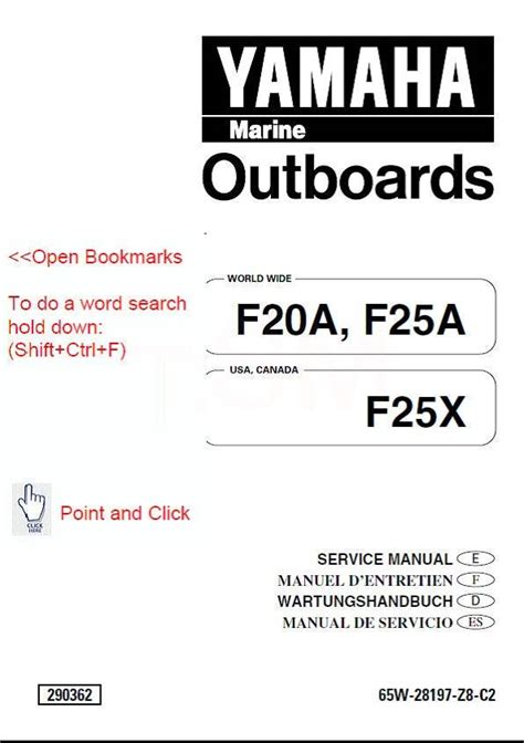 Yamaha f20a f25a f25x outboard service repair manual download. - Abc do verso e da trova.