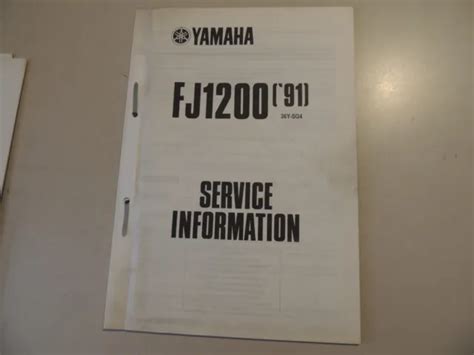 Yamaha fj1200 service reparatur werkstatthandbuch ab 1991. - Analisis pedagogico de la constitucion nacional.
