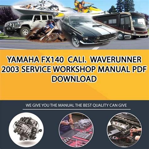Yamaha fx140 pwc workshop service repair manual download. - Alignment marks on balance shaft on 2 2 camry.