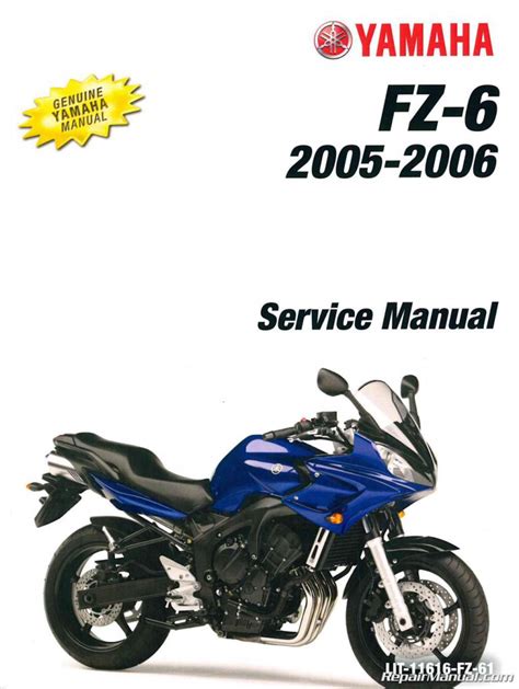Yamaha fz6 fzs6w fzs6wc fz600 shop manual 2007 2009. - Peugeot 306 engine service repair manual.