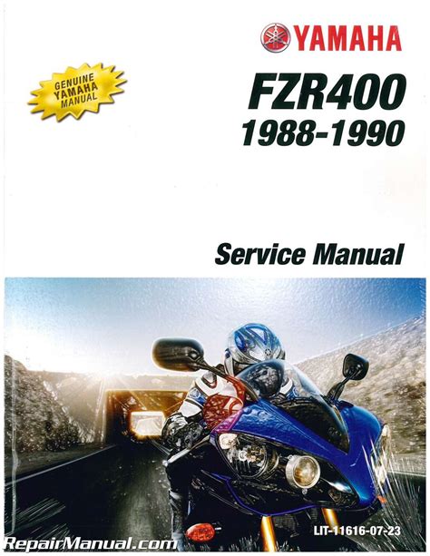 Yamaha fzr400 motorcycle repair manual 88 90. - Manual en espanol kx ft 77.