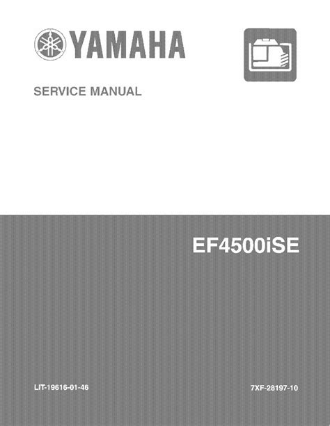 Yamaha generator ef6300isde service repair manual. - Manuale di parti dell'escavatore compatto takeuchi tb68.