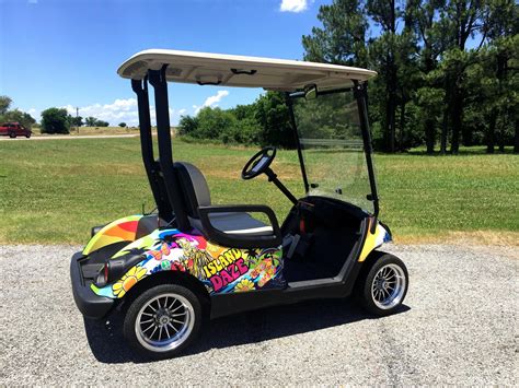 We Create Custom Golf Car Decals. Many of you are looking to have custom decals made for your golf cart but don’t know where to turn. We specialize in creating and producing decals just for golf cars. We have assisted hundreds of customers create and apply the custom graphics they wanted just for their buggies.. 