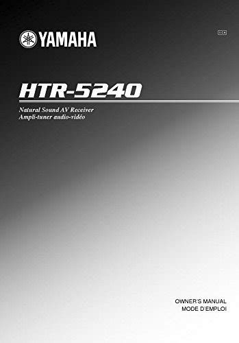 Yamaha htr 5240 receiver owners manual. - Giovanni colarich, il peso di un passato.