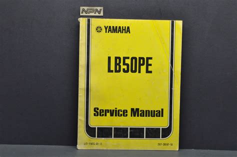 Yamaha lb50 pe pf teile handbuch katalog 1978. - Volvo penta 4 3gl gxi si schifffahrtsmotoren reparaturanleitung.
