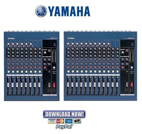 Yamaha mg12 4 mg16 4 mixing console service manual repair guide. - La vida en papel de arroz.