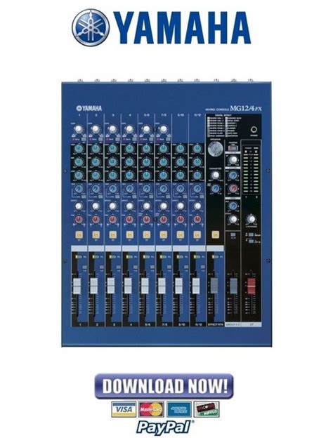 Yamaha mg12 4fx mixing console service manual repair guide. - Peter nortons guide to visual basic 6.