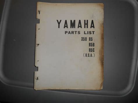 Yamaha r5 r5b r5c parts manual catalog. - Nissan nv 200 service manual uk.