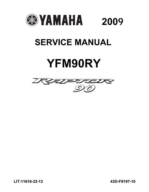 Yamaha raptor 90 yfm90r 90r yfm90 2009 2012 service repair manual. - J.h. fragonard e h. robert a roma.