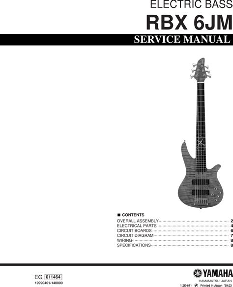 Yamaha rbx 6jm rbx 6 rbx 6jm rbx6jm complete service manual. - Fiat punto 1 2 8v service manual.