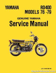 Yamaha rd 1976 250 400 repair manual. - Paul lengelle peintre de lair peintre du ciel.