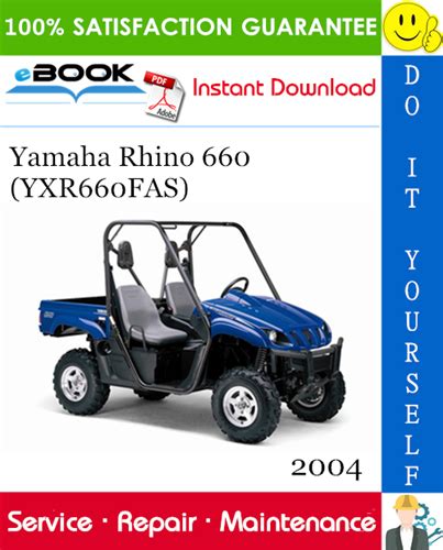 Yamaha rhino yxr660fas manuale di riparazione di servizio. - Cub cadet mower deck service manual.