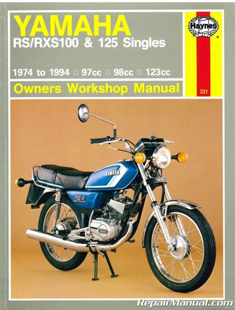 Yamaha rsrsx100 und 125 singles besitzer werkstatthandbuch. - Kohler command model cv620 cv18 18hp engine full service repair manual.