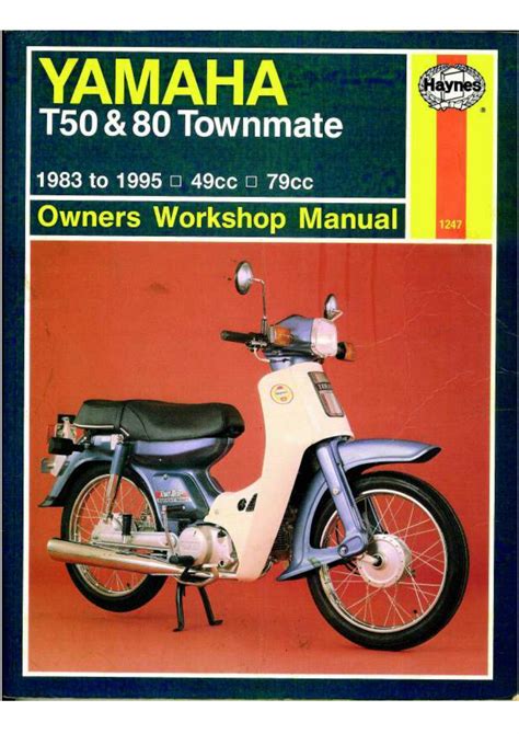 Yamaha t80 townmate full service repair manual 1983 1995. - Suzuki sidekick geo tracker 1986 1996 repair service manual.