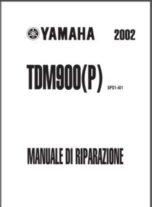 Yamaha tdm900 tdm900p 2001 2007 manuale di riparazione di servizio. - Suzuki bandit 650 k9 service manual.