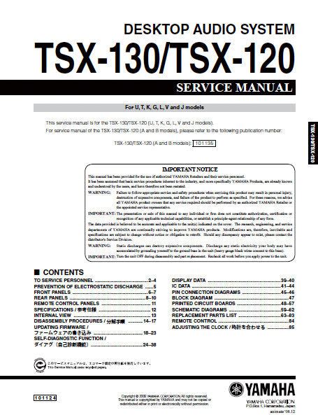 Yamaha tsx 130 tsx 120 audio system service manual. - Briggs and stratton 625 series owners manual.
