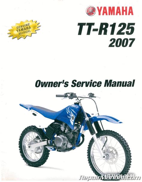 Yamaha ttr125 tt r125 full service repair manual 2007. - How to get in touch with your spirit guide.