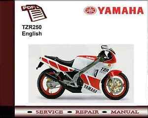 Yamaha tzr 250 3ma service manual. - El fantasma del picadero (equipo tigre).