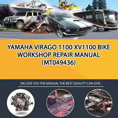 Yamaha virago 1100 xv1100 bike workshop repair manual. - 2004 subaru forester factory service repair manual instant download.