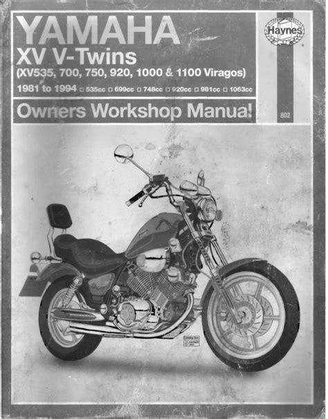 Yamaha virago xv535 xv1100 digital workshop repair manual 1981 1994. - Integra rdv 1 1 dvd player service manual download.