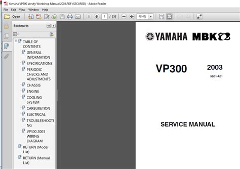 Yamaha vp300 versity 300 scooter service reparatur handbuch 2003 2005. - Guida tascabile java 8 prima edizione.