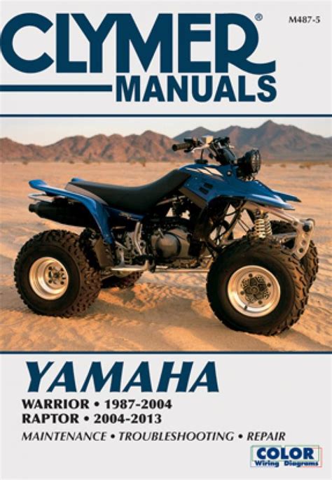 Yamaha warrior yfm350 series atv 1987 2004 complete workshop repair manual. - 5 fd 18 toyota forklift service manuals.