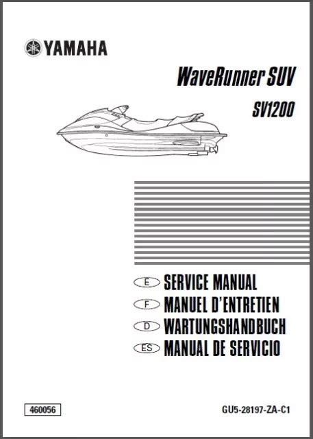 Yamaha waverunner suvl 1200 service manual. - Manuali di servizio gratuiti akai tv.
