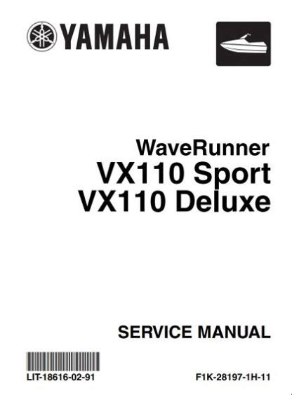 Yamaha waverunner vx110 sport delux service manual. - Samuel und saul: ein beitrag zur narrativen poetik des samuelbuches.
