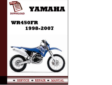 Yamaha wr450 wr450fr 2007 repair service manual. - Audiovox portable dvd player d1812 manual.