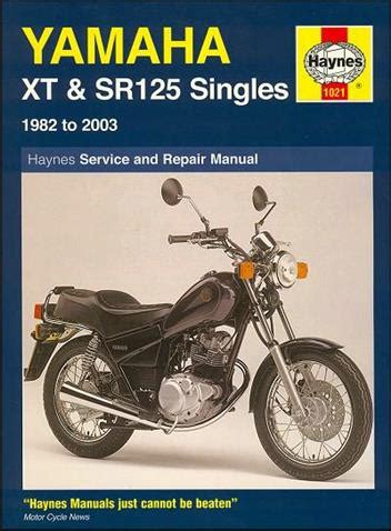 Yamaha xt and sr125 singles service and repair manual 1982 to 2003 haynes service and repair manuals. - Study guide investment funds in canada.