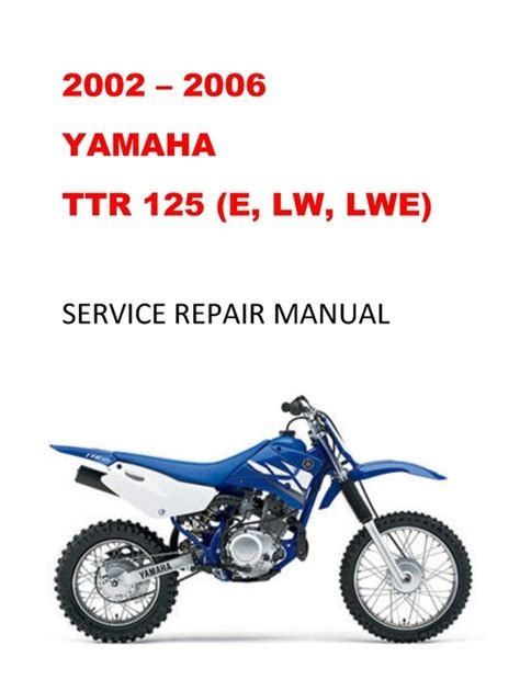 Yamaha xt125r xt125x complete workshop repair manual 2006 2014. - Yamaha grizzly ultramatic 660 owners manual.
