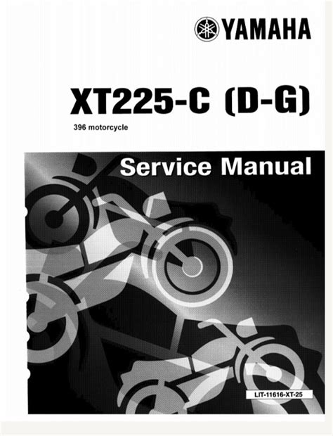 Yamaha xt225 c d g workshop service repair manual download. - Tyve indianske sange og to chippewa-besvaergelser.