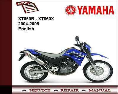 Yamaha xt660r xt660x 2008 repair service manual. - Panasonic rx ed55 service manual download.