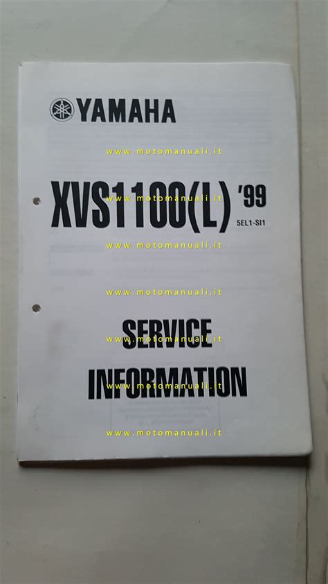Yamaha xvs1100 1999 2000 manuale di riparazione di servizio. - Therapie- und alltagshilfen für zerebralparetische kinder..