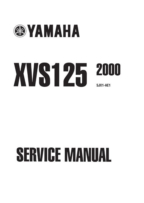 Yamaha xvs125 dragstar full service reparaturanleitung 2000 2004. - Manual de urgencias pediatricas spanische ausgabe.