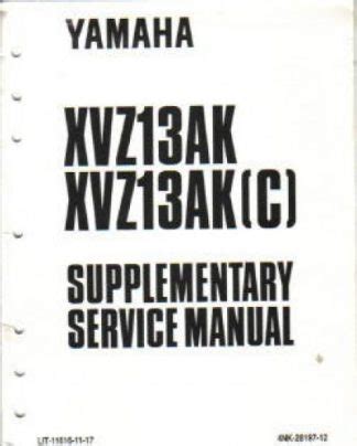 Yamaha xvz13 royalstar1996 2001 service reparaturanleitung. - Oldfundene og norges folkmængde i forhistoriske tider.