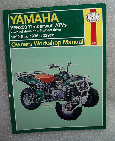 Yamaha yfb250 timberwolf and timber wolf 4x4 atv owners workshop manual. - Manual de peugeot 206 fallas y diagnosticos.