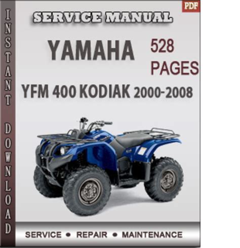 Yamaha yfm 400 kodiak 2000 2008 factory service repair manual download. - Pensión de jubilación de los empleados officiales..