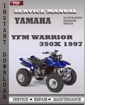 Yamaha yfm warrior 350x 1997 factory service repair manual. - La cuisine des fées & autres contes gourmands.