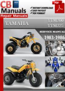 Yamaha yfm ytm200 ytm225 1983 1986 online service manual. - 2010 yamaha rs venture gt manual.