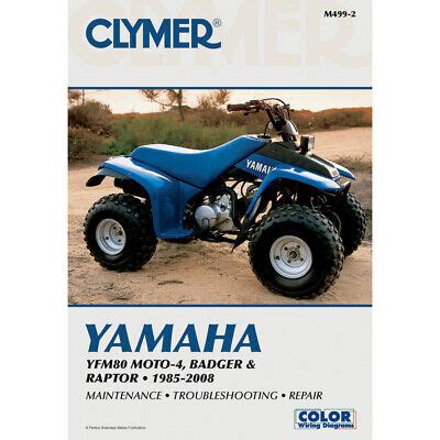 Yamaha yfm80 badger 80 raptor 80 1992 2001 complete workshop repair manual. - Instructors manual with tests to accompany fourth edition intermediate algebra and algebra an intermediate course.