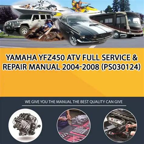 Yamaha yfz450 atv full service repair manual 2004 2008. - Quality managers complete guide to iso 9000 2000 supplement.