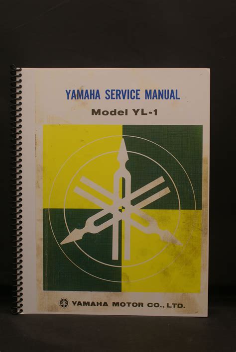 Yamaha yl1 yl1e replacement parts manual. - S o s plantas manual practico.